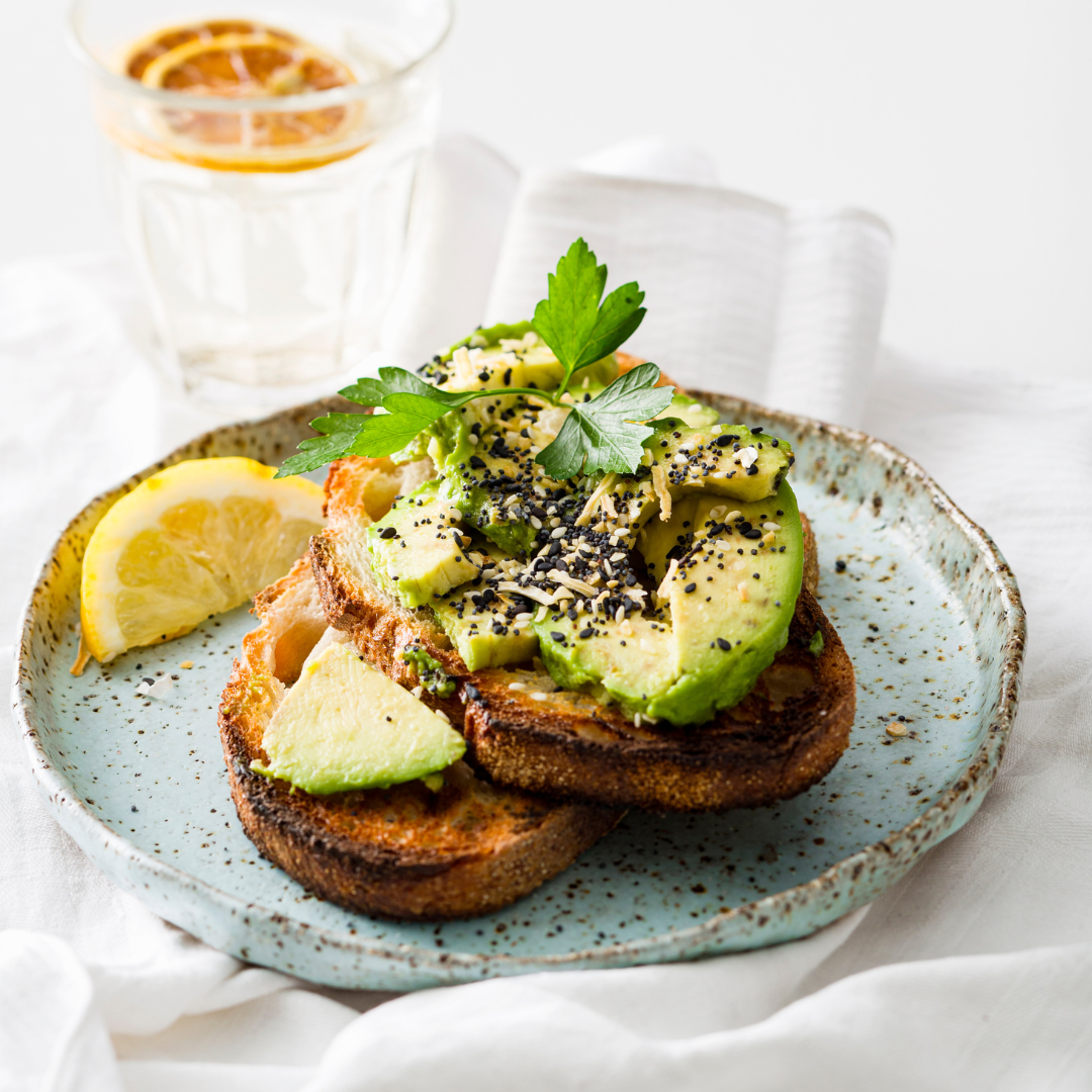 Avocado Bagel Mix Toast