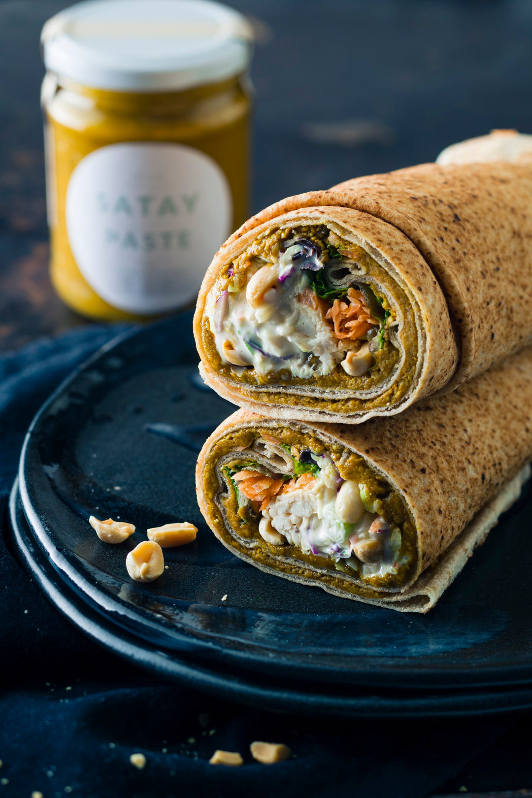 Satay Chicken Wrap